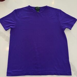 *Flawed  Lauren Ralph Lauren purple men’s tee